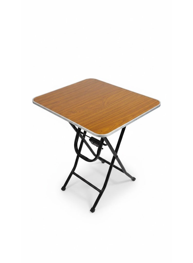 طاولة 70×48 سم، ألوان متنوع  مصنوعة من خشب الميلامي هيكل من الفولاذ، وإطار من الألومنيوم  مرنة وسهلة التخزين - Image 2